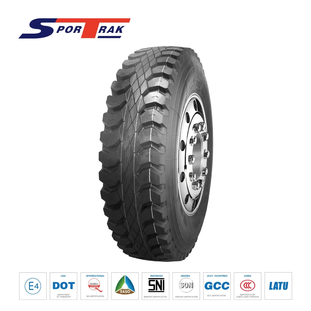 Sportrak Large Stock Pattern 1200r20 12.00r24 12r22.5 315/80r22.5 Factory Direct Supply Drive Position Mine Tyres Heavy Duty Bus Tire TBR Truck Tyres